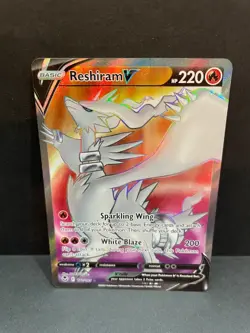 Reshiram V - 172/195 - Pokemon Silver Tempest Sword & Shield Full Art Card NM - Image 1
