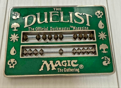 DUELIST Magic The Gathering Life Counter Early type Green Lotus Card Game Japan - Image 1