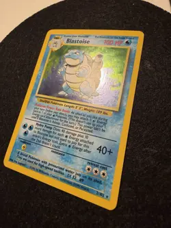 Pokemon TCG Base Set Blastoise Holo Card 2/102 NM - Image 3