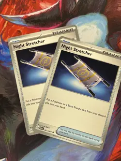 2x Night Stretcher 061/064 Sv: Shrouded Fable Playset Set Pokemon Card TCG Lot - Image 1