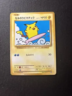 Surfing Pikachu 264 XY-P Japanese Pokemon Card - Image 1
