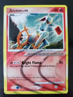 Arceus AR3 Holo Swirl Pokemon TCG Platinum Arceus AR Card LP Lightly Played - Image 1