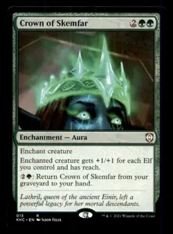 Crown of Skemfar LP Light Play Kaldheim Commander MTG [11744] - Image 1