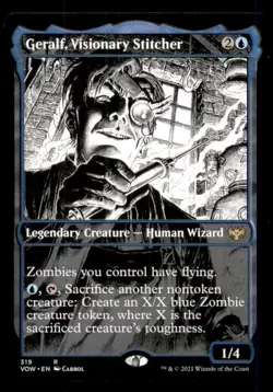 Geralf, Visionary Stitcher LP Light Play Innistrad: Crimson Vow MTG [12458] - Image 1