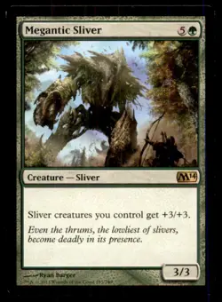 Megantic Sliver LP Light Play Magic 2014 MTG [11952] - Image 1