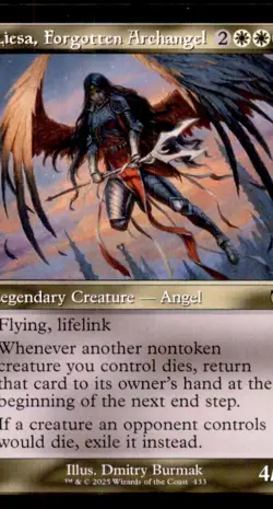 Liesa, Forgotten Archangel LP Light Play Innistrad Remastered MTG [12217] - Image 1