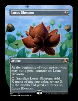 Lotus Blossom LP Light Play Dominaria Remastered MTG [12446] - Image 1