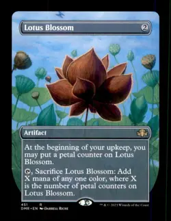 Lotus Blossom LP Light Play Dominaria Remastered MTG [12461] - Image 1