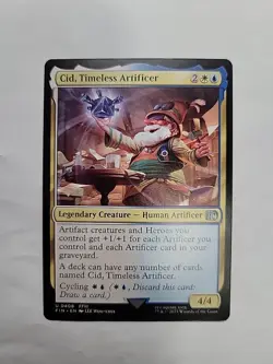 MTG - Cid, Timeless Artificer (0408) Final Fantasy Regular Uncommon - Image 1