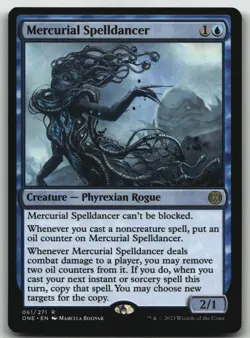 Mercurial Spelldancer R Phyrexia: All Will Be One 61 LP - Image 1