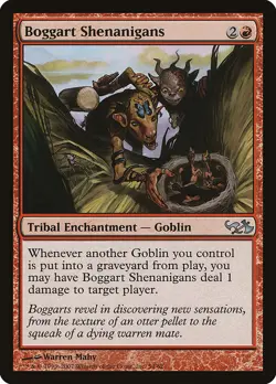 1x Boggart Shenanigans NM Eng MTG - Elves Vs Goblins - Image 1