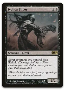 Syphon Sliver #117 (NM) Magic 2014 M14 Magic MTG - Image 1