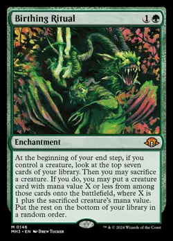 MTG Birthing Ritual - Modern Horizons 3 #146 Non-Foil - Image 1