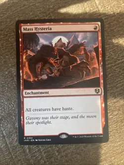 MTG Mass Hysteria Innistrad Remastered Regular #0164 NM Free Shipping - Image 1