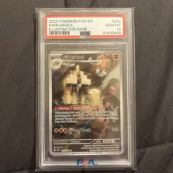 2023 POKEMON PAR EN-PARADOX RIFT ILLUSTRATION RARE #202 GARGANACL PSA 10 - Image 1
