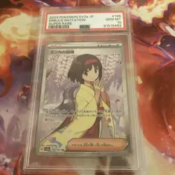 Pokemon TCG Erika's Invitation SR Card 196/165 Japanese 151 PSA 10 GEM MT 2023 - Image 1