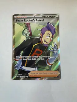 Team Rocket's Petrel 226/182 Pokemon Destined Rivals Ultra Rare Near Mint Card 1 - Image 1
