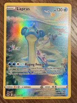 POKEMON TCG Lapras GG05/GG70 Crown Zenith: Galarian Gallery Holo - Image 1