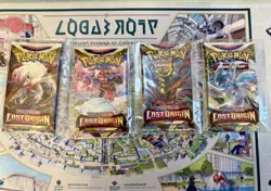 Pokemon TCG Sword & Shield Lost Origin Booster Art Set Sealed With Protection - Image 1