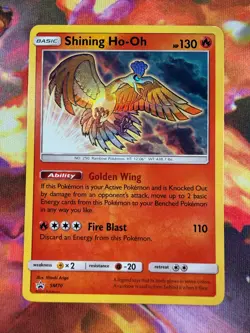 Shining Ho-Oh SM70 NM Promo SM Black Star Promos 2017 Pokemon TCG - Image 1