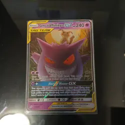 Pokemon TCG: Gengar & Mimikyu GX 53/181 Sun & Moon Team Up 2019 - LP - Image 1