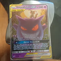 Pokemon TCG: Gengar & Mimikyu GX 53/181 Sun & Moon Team Up 2019 - LP - Image 2