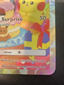 Pluto Coco - Plutochu Birthday Surprise - 1st Edition #2 Pokemon Fan Art /200 - Image 4
