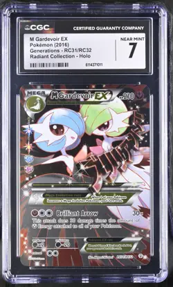 Pokemon M Mega Gardevoir EX Generations RC31/RC32 Radiant Collection Holo CGC 7 - Image 1