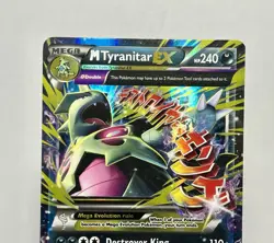 M Tyranitar EX 43/98 (LP) Ultra Rare XY Series: Ancient Origins 2015 Pokemon - Image 3