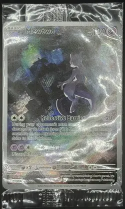 Pokemon TCG Mewtwo IR Full Art Promo Holo 151 UPC 052 Sealed LP - Image 1