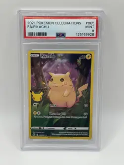 Pokemon Pikachu Holo Rare Card PSA 9 Celebrations 005/025 2021 Jungle #005 - Image 1