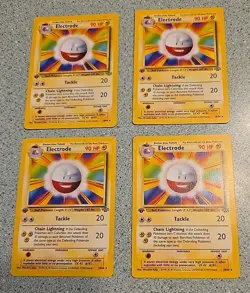 1999 Pokemon Electrode Rare 1st Edition Jungle 18/64 NEVER PLAYED ERROR NM+ - Image 1