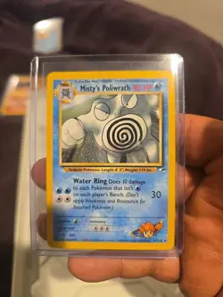 Pokemon TCG Misty's Poliwrath Gym Heroes 31/132 Non-Holo Unlimited NM - Image 1