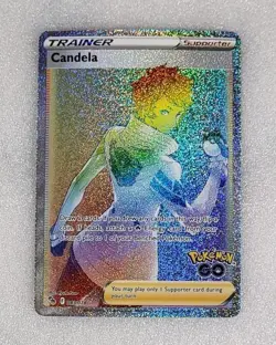 Candela 083/078 NM/M Pokemon GO Secret Rainbow Trainer Pokemon TCG - Image 1