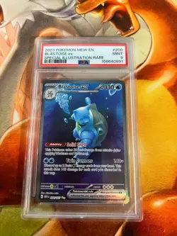 Blastoise ex 200/165 Scarlet Violet 151 PSA Graded 9 English Pokemon TCG - Image 1