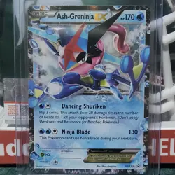Pokemon TCG Ash-Greninja EX XY133 XY Promo Holo 2016 - Image 1