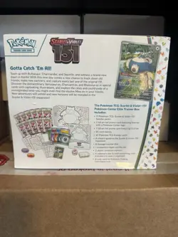 Pokemon Center Elite Trainer Box ETB Scarlet & Violet Pokemon 151 TCG SEALED/NEW 820650854668 - Image 3
