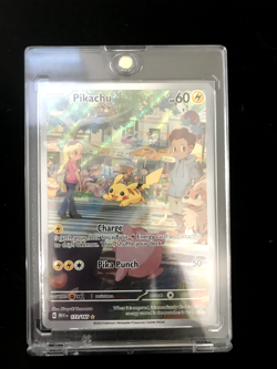 Pokemon Pikachu 173/165 Sv: Scarlet & Violet 151 Holo Illustration Rare MINT - Image 1