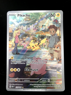 Pokemon Pikachu 173/165 Sv: Scarlet & Violet 151 Holo Illustration Rare MINT - Image 2