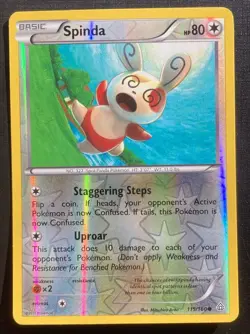 Spinda 119/160 Pokemon Primal Clash Reverse Holo Common TCG LP - Image 1