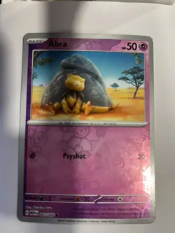 Abra 063/165 Scarlet & Violet 151 Pokemon Reverse Holo Foil Rare - Image 1
