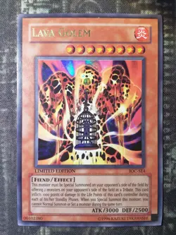 LAVA GOLEM - Invasion of Chaos Special Edition - Ultra Rare NM - VLP IOC-SE4 - Image 1