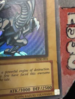 Konami Blue-Eyes White Dragon LOB-001 Ultra Rare Holo unlimited Yu-Gi-Oh! - Image 3