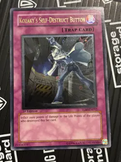 YuGiOh Kozaky's Self-Destruct Button TLM-EN052 Ultimate 1st Ed - Image 1