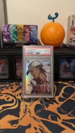 One Piece CCG Sakazuki SP Alternate Art OP02-099 PSA 10 Gem Mint English - Image 1