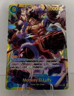 One Piece Monkey.D.Luffy (118) - A Fist of Divine Speed (OP11) Holo TCG - Image 1