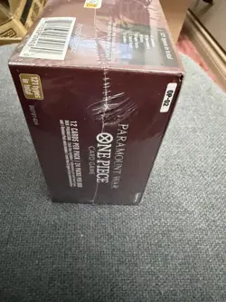 OP-02 Booster Box Paramount War One Piece TCG SEALED BOX English Read desc DMGED - Image 2