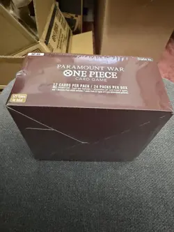 OP-02 Booster Box Paramount War One Piece TCG SEALED BOX English Read desc DMGED - Image 5