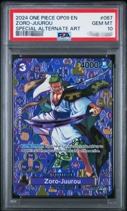 Zoro-Juurou SP OP05-067 Emperors in the New World ONE PIECE English PSA 10 GEM - Image 1