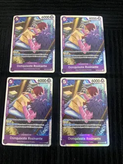 OP10-072 Donquixote Rosinante SR One Piece Royal Blood TCG English Playset(x4) - Image 1